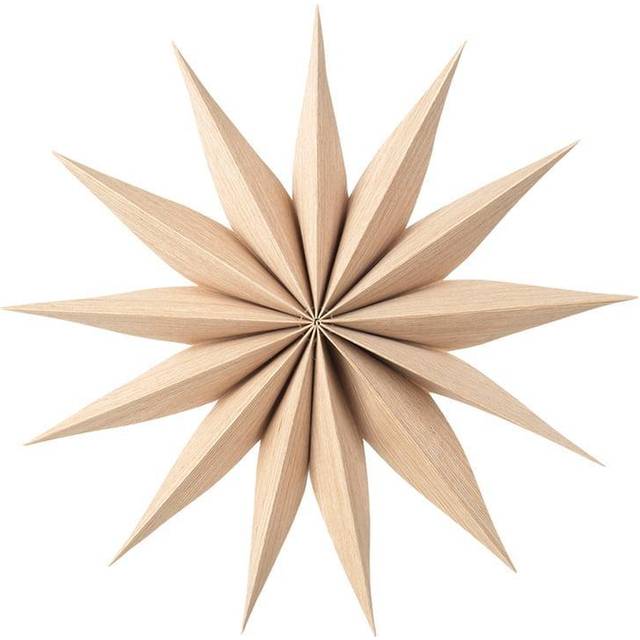 Billede af Broste Copenhagen Venok stjerne juledekoration Ø30 cm Natural Juletræspynt