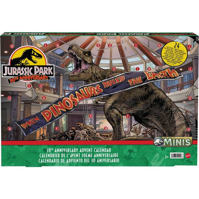 Billede af Mattel Jurassic Park 30th Anniversary Advent Calendar Mini Figure Set