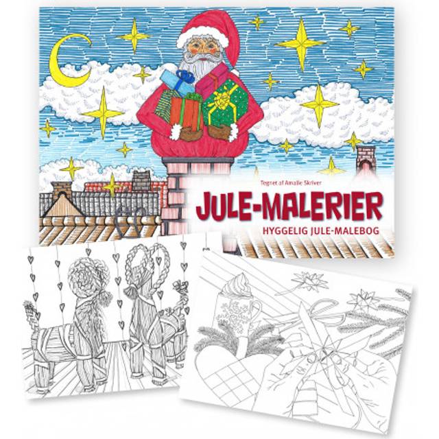 Billede af Jule-malerier: en hyggelig jule-malebog (Hæftet, 2019)