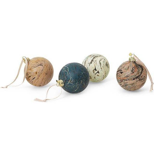 Billede af ferm LIVING Marble Baubles Julekugle Juletræspynt