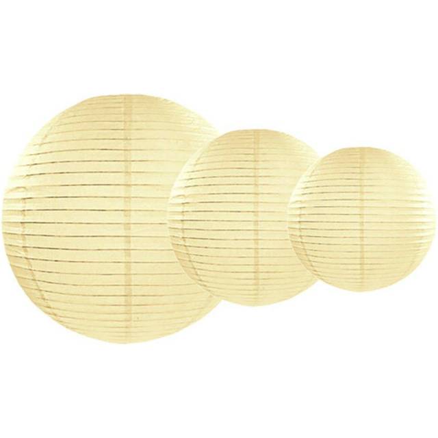 Billede af PartyDeco RISLAMPE I CREAM Julestjerne ∅ 35cm