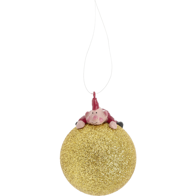 Billede af Medusa Copenhagen MEDUSA Julekugle Baby Joy 5 cm Gold Juletræspynt